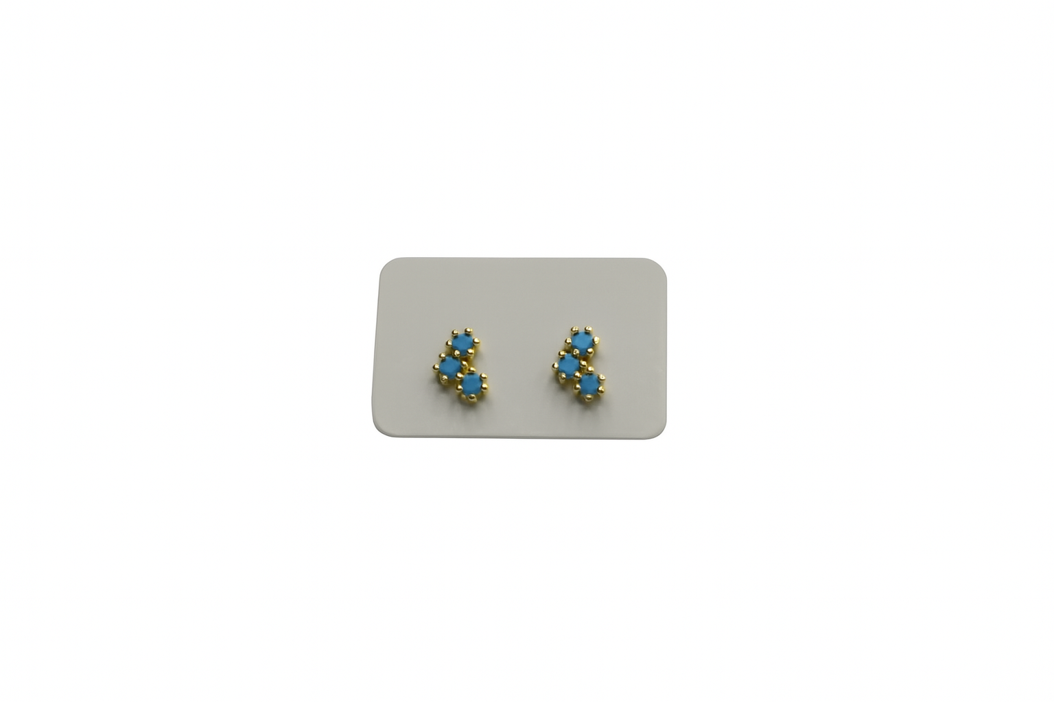 Mini turquoise studs