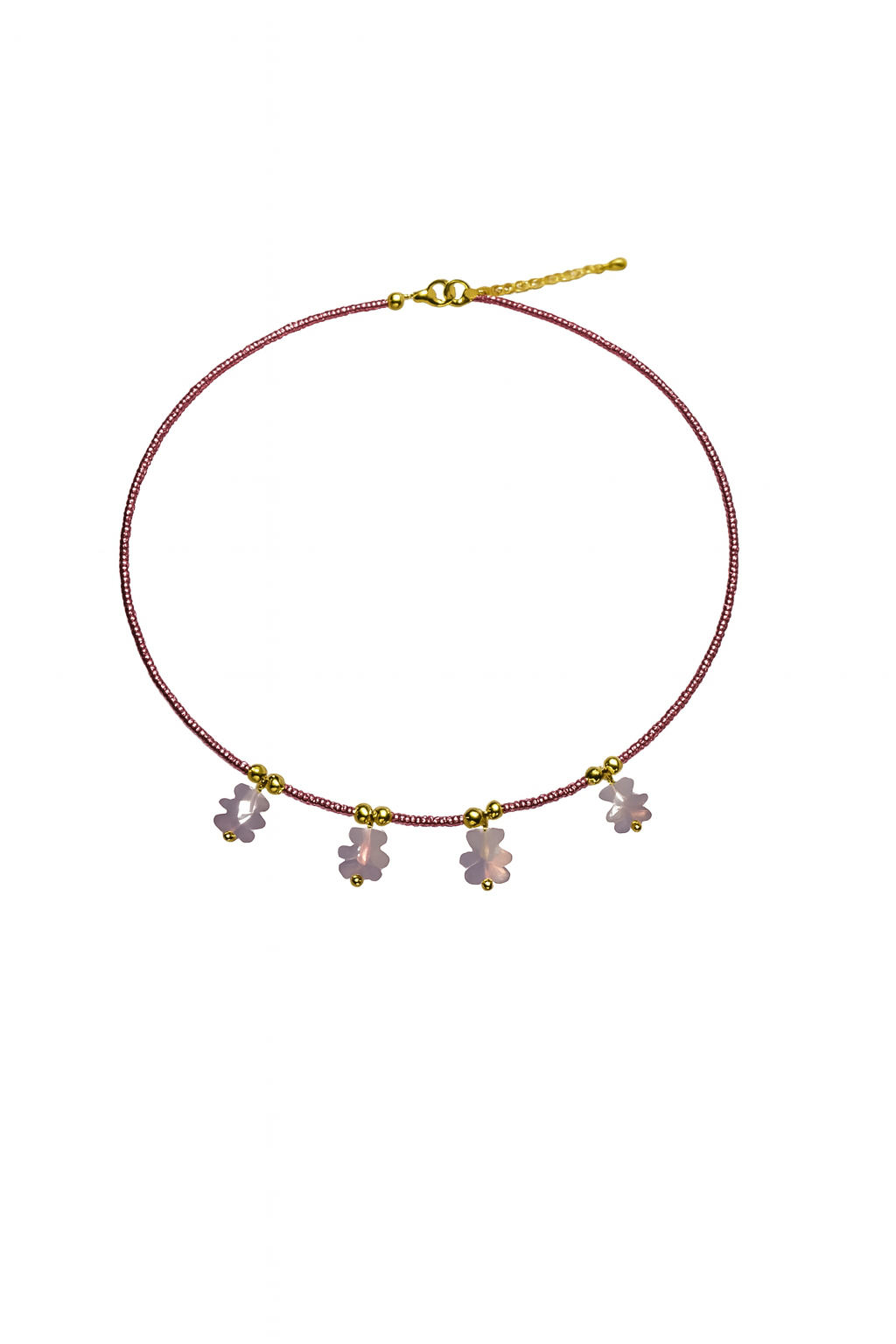 Gummy bear chocker pink