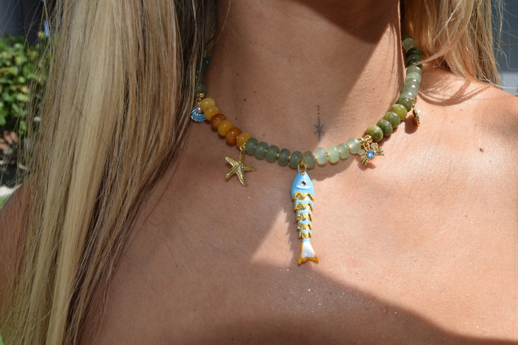 Summer fish necklace