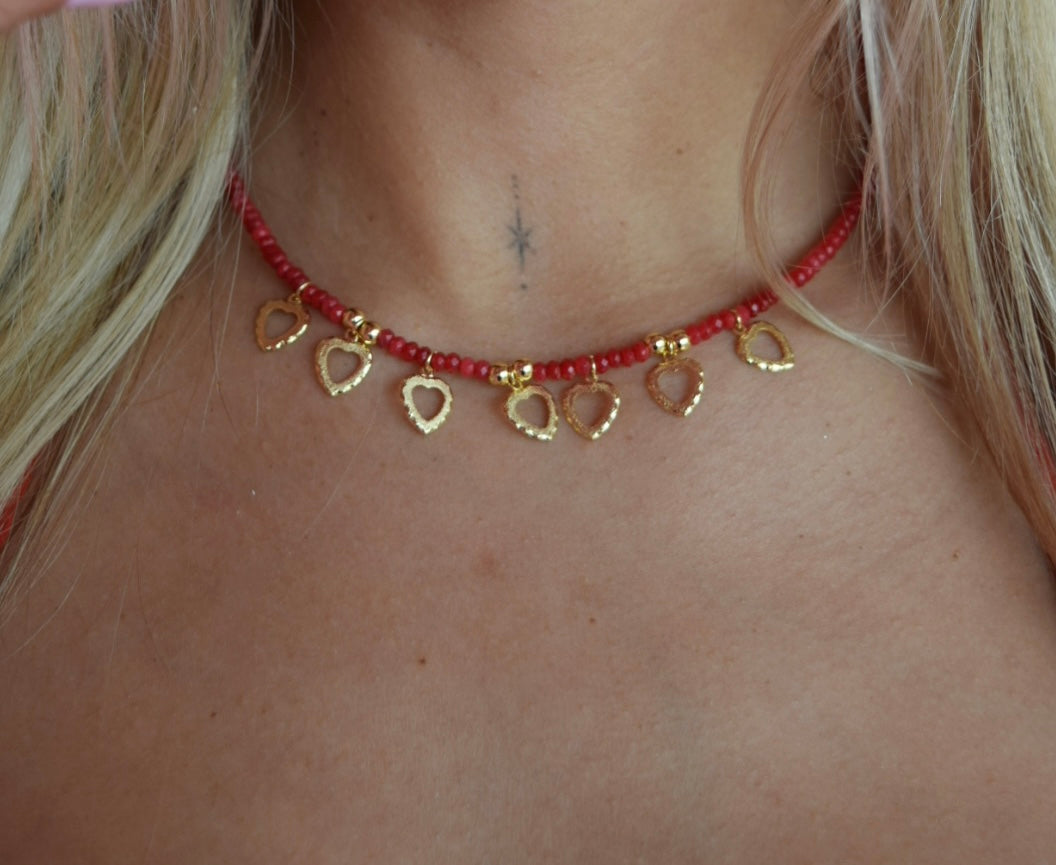 Red Heart Necklace