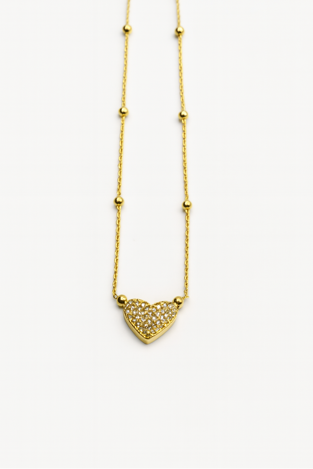 Heart chain gold