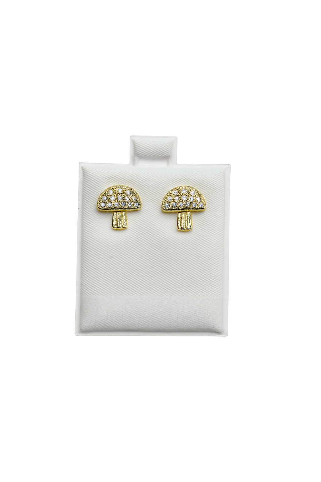 Crystal mushroom studs