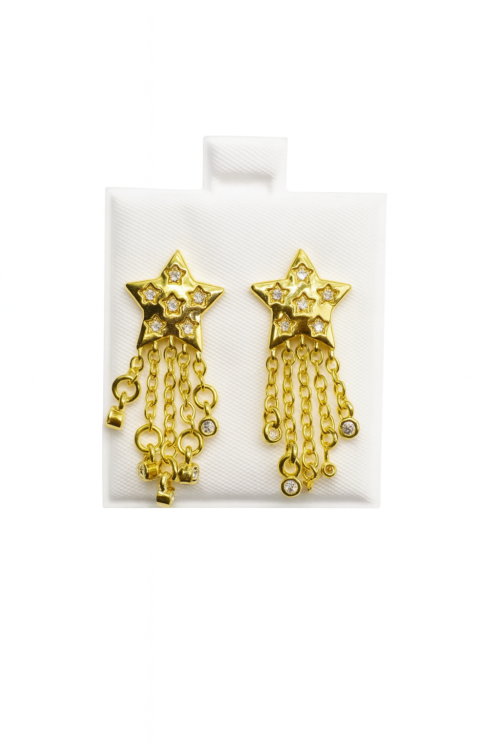 medium stars earrings