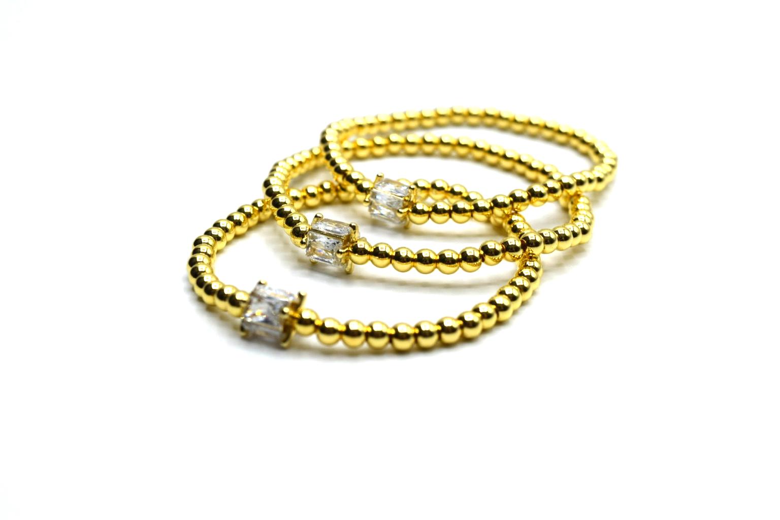 Gold cristal bracelet