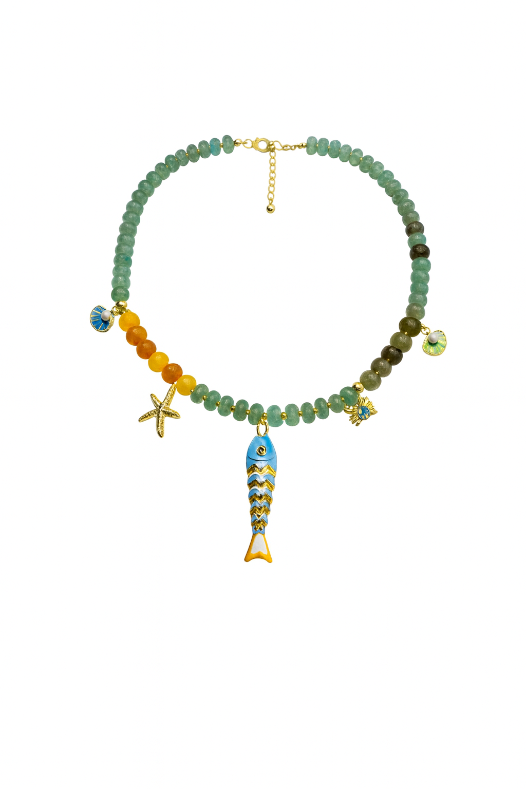 Summer fish necklace