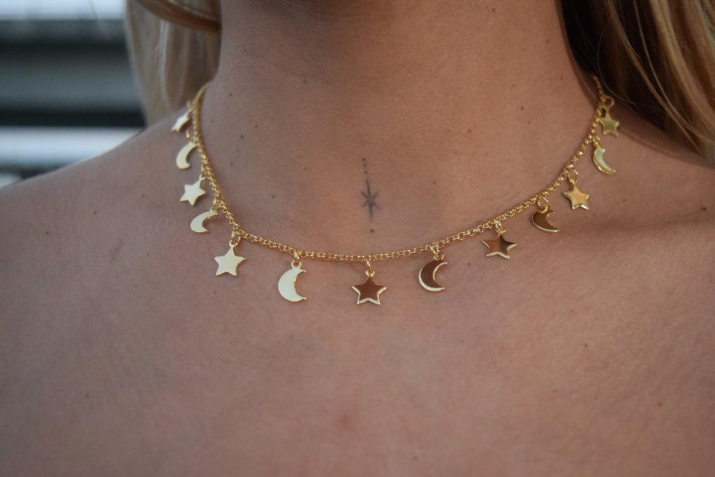 Moon star chain