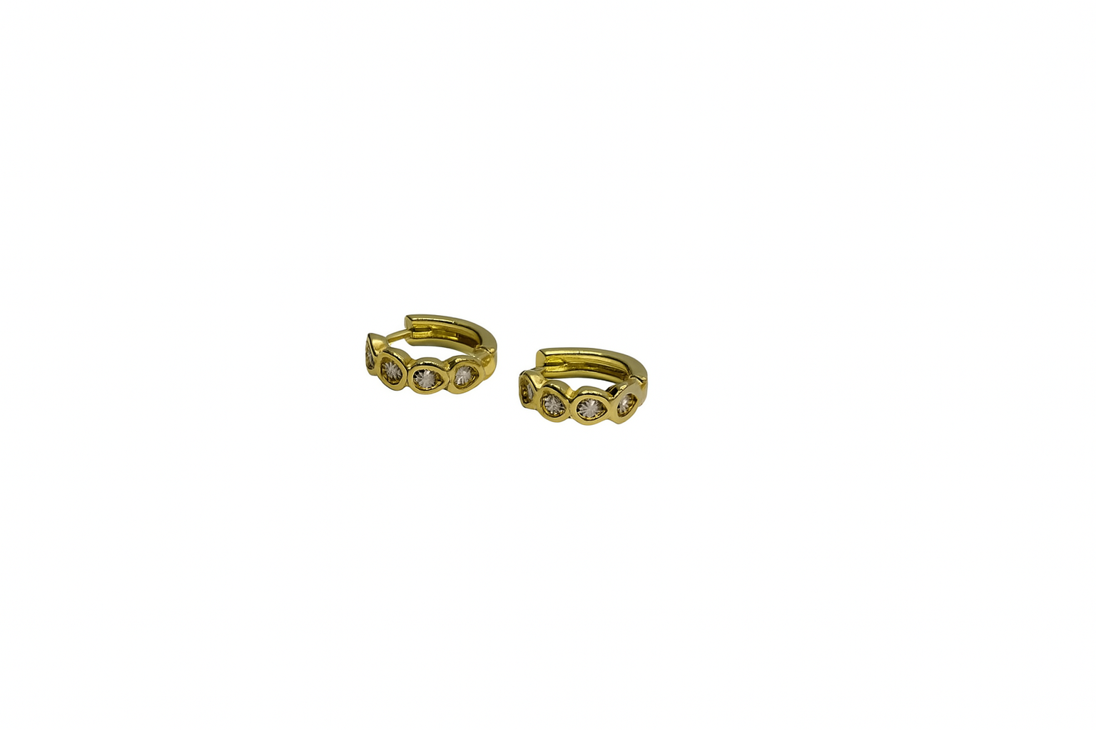 Mini hoops crystal
