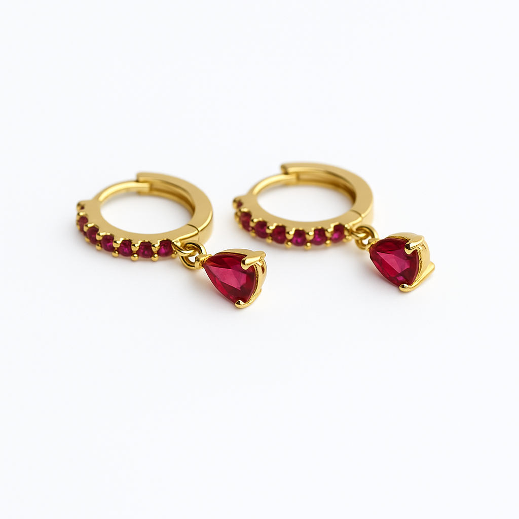 Pink earrings