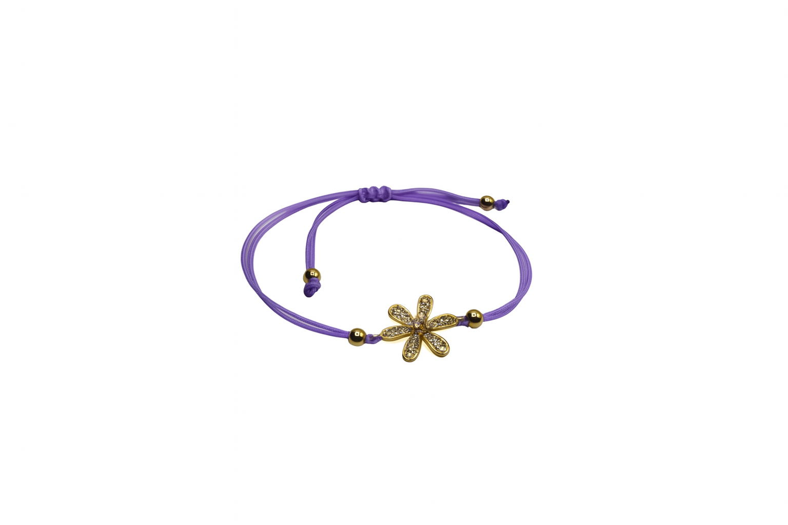 Lavander flower bracelet