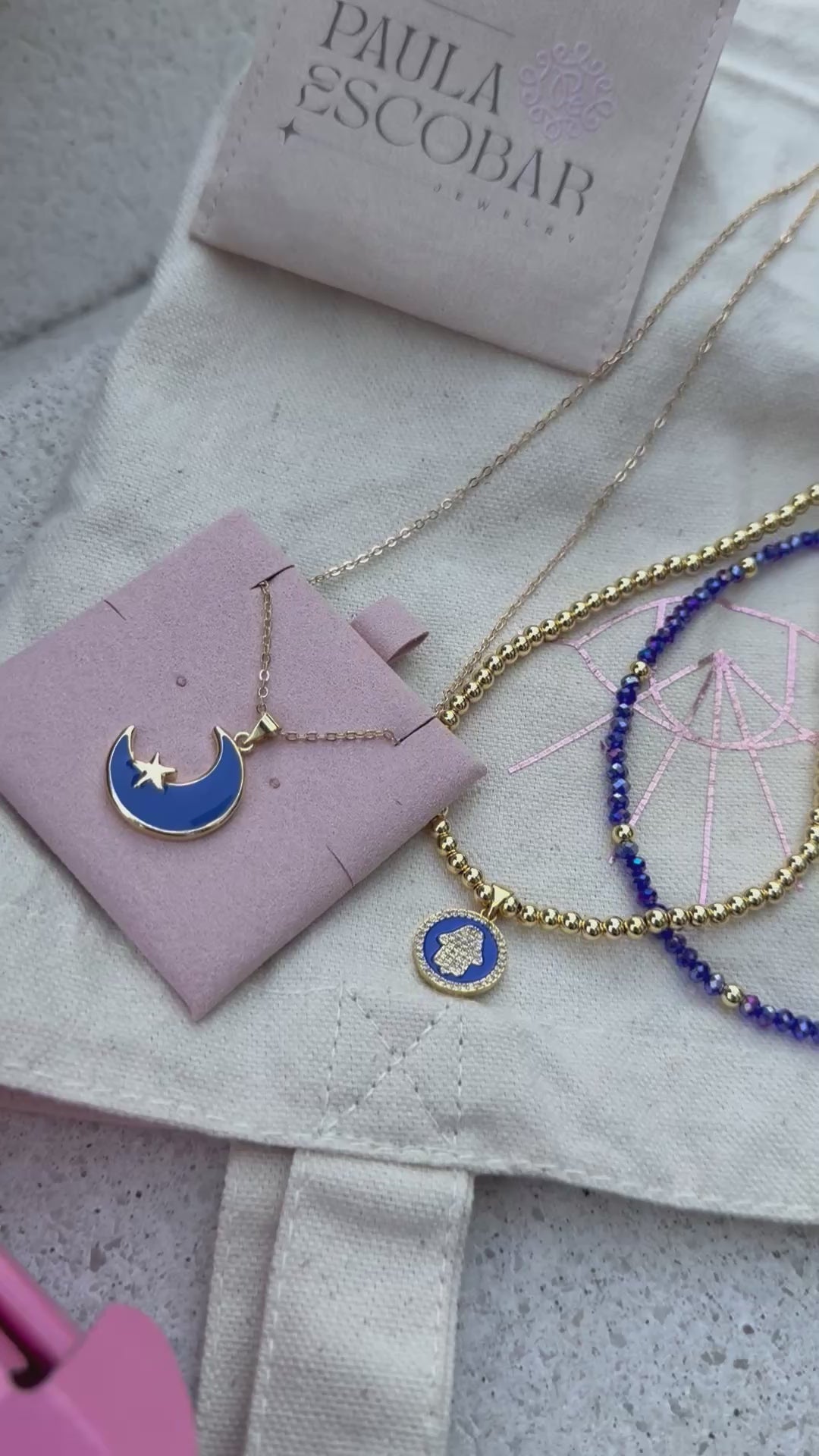 Set hamsa/moon